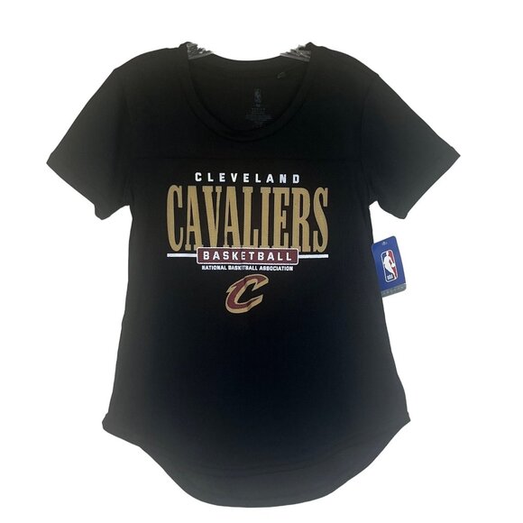 Cleveland Cavaliers NBA Jersey Shirt Womens Medium Black Mesh New - Picture 1 of 11